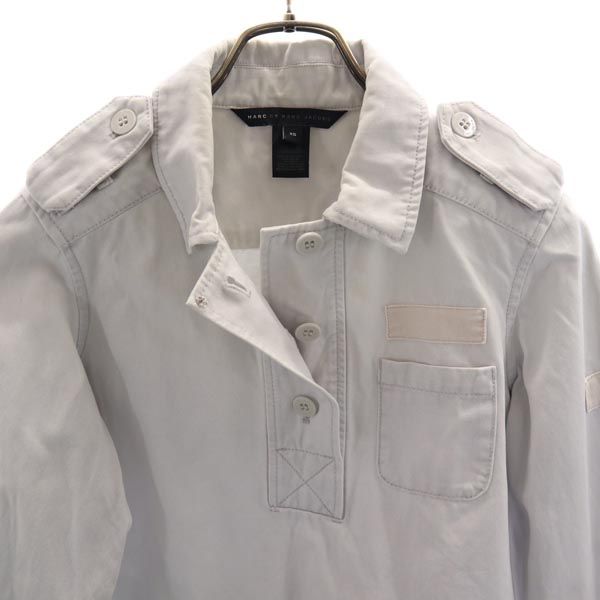 MARC BY MARC JACOBS マークバイマークジェイコブス 長袖 デニム ワンピース XS ライトグレー レディース