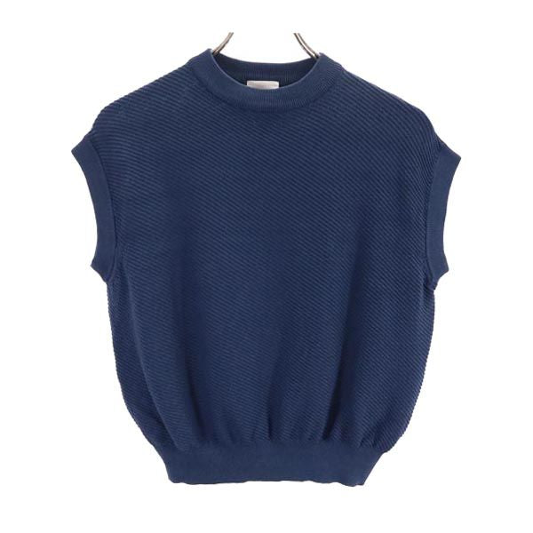 AMERI UNDRESSED アメリ レーヨンブレンド ニットベスト ネイビー系 レディース