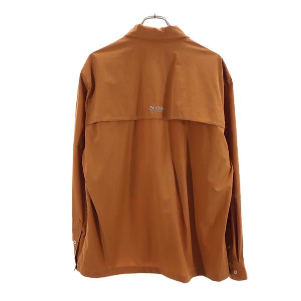 North by Northeast ノースバイノースイースト ナイロンブレンド シャツジャケット L ブラウン系 メンズ