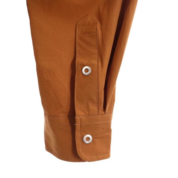 North by Northeast ノースバイノースイースト ナイロンブレンド シャツジャケット L ブラウン系 メンズ