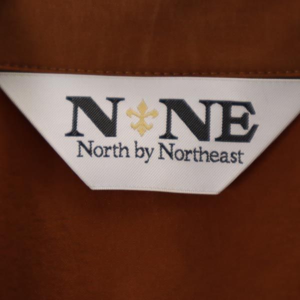 North by Northeast ノースバイノースイースト ナイロンブレンド シャツジャケット L ブラウン系 メンズ