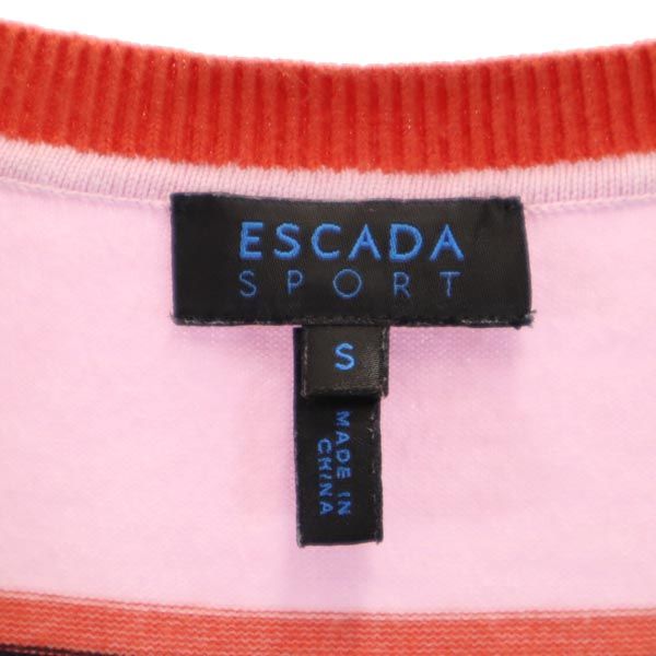 ESCADA エスカーダ ニットベスト S ホワイト系 レディース