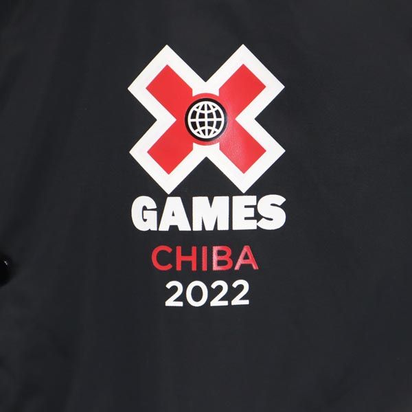 未使用 HUF ハフ バックプリント 長袖 コーチジャケット M ブラック メンズ