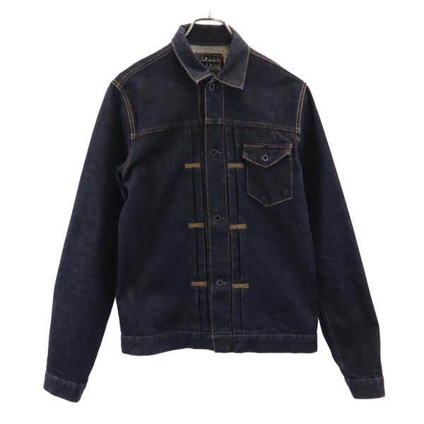 KURO クロ 日本製 長袖 デニムトラッカー ジャケット 1 インディゴ SEWING OIKAWA DENIM オイカワデニム メンズ