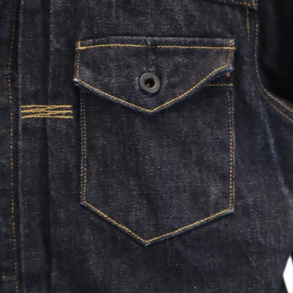 クロ 日本製 長袖 デニムトラッカー ジャケット 1 インディゴ KURO SEWING OIKAWA DENIM オイカワデニム メンズ