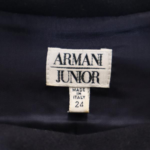 アルマーニジュニア イタリア製 長袖 ワンピース 24 ネイビー ARMANI JUNIOR キッズ