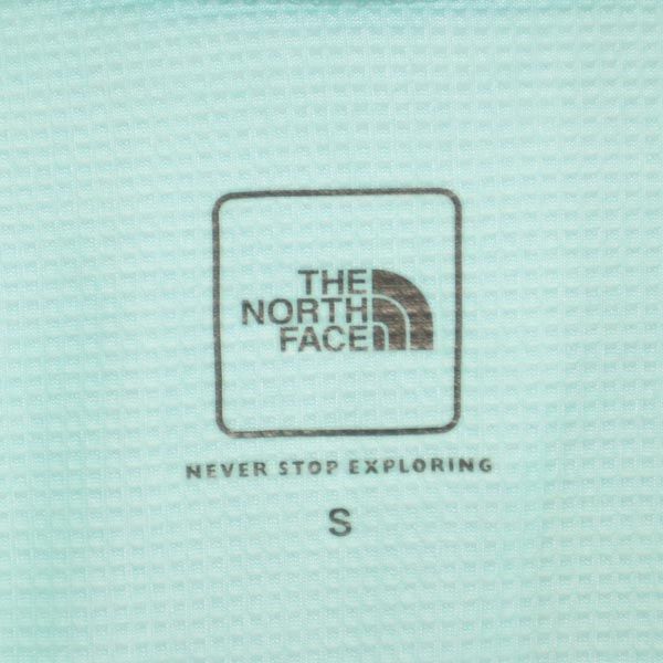 THE NORTH FACE ノースフェイス アウトドア NTW11885 半袖 Vネック Tシャツ S グリーン系 レディース
