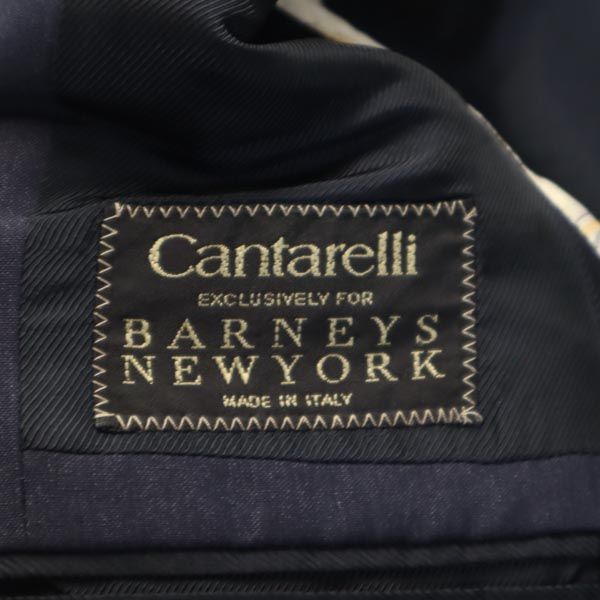Cantarelli カンタレリ イタリア製 スーツ 上下 セットアップ 42 ネイビー系 テーラードジャケット メンズ