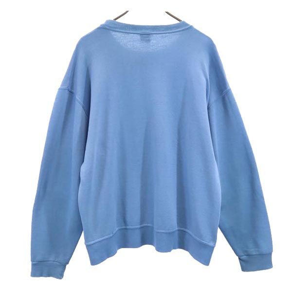 RUSSELL ATHLETIC ラッセルアスレチック 長袖 トレーナー L ブルー系 裏起毛 スウェット メンズ