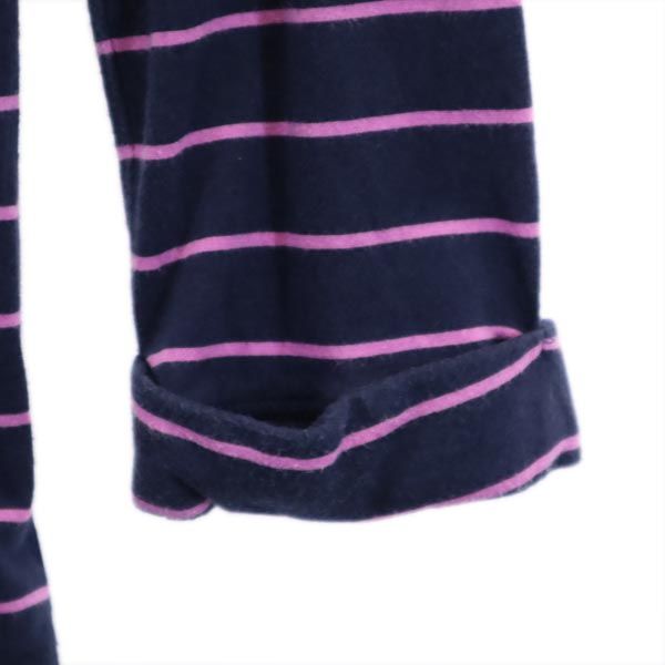 patagonia パタゴニア アウトドア ボーダー 7分袖 Tシャツ M ネイビー系 ロンT レディース