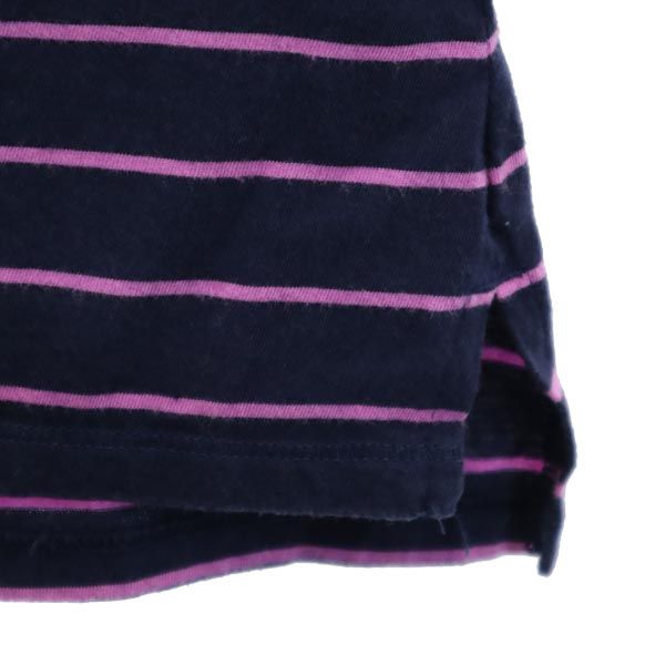 patagonia パタゴニア アウトドア ボーダー 7分袖 Tシャツ M ネイビー系 ロンT レディース