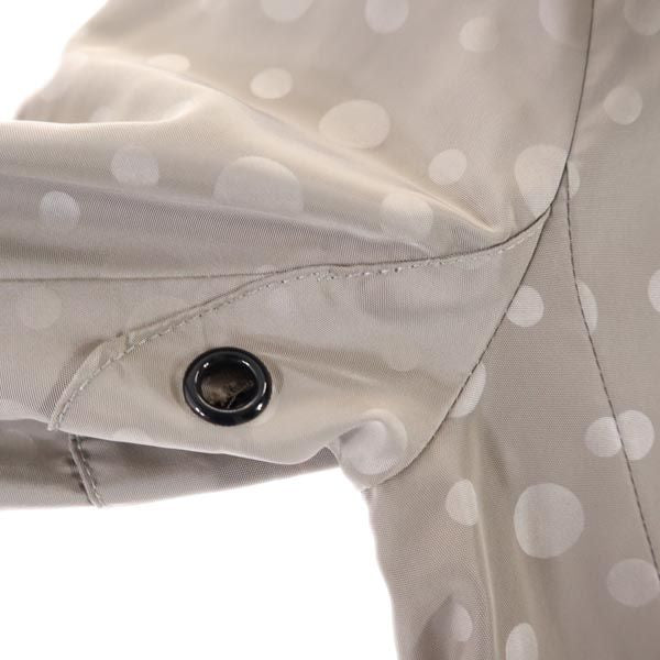 rovtski ロフトスキー ドット柄 ジャケット 2 ベージュ フード レディース