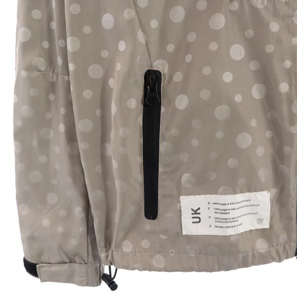 rovtski ロフトスキー ドット柄 ジャケット 2 ベージュ フード レディース