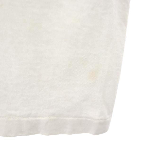 Hanes ヘインズ 90s オールド USA製 プリント 半袖 Tシャツ L 白 メンズ