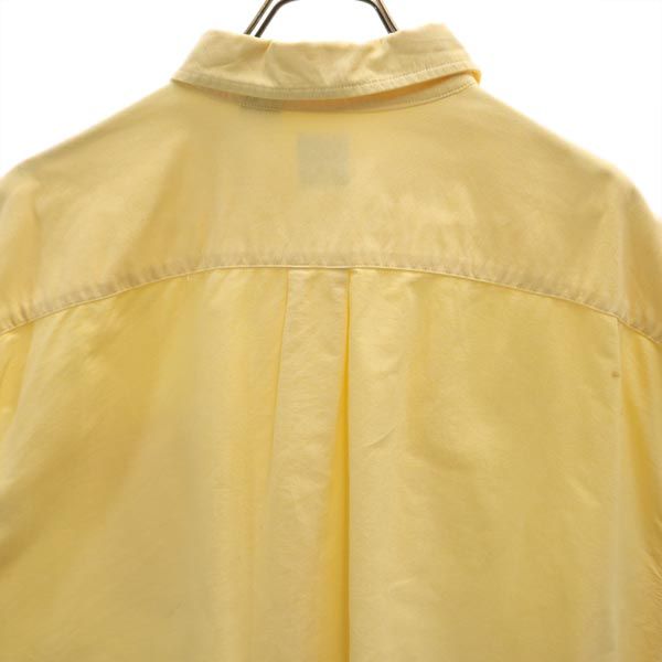 GAP ギャップ 長袖 ボタンダウンシャツ XL イエロー系 メンズ