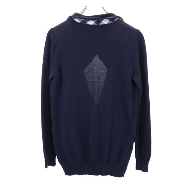 Paul Smith ポールスミス ニット テーラードジャケット M ネイビー系 メンズ