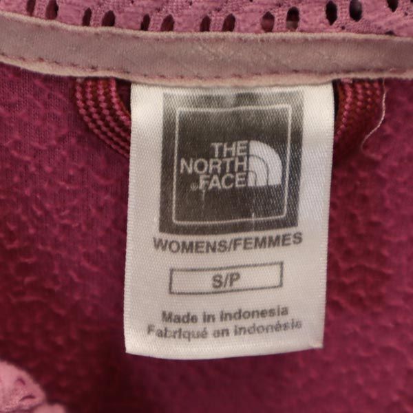 THE NORTH FACE ノースフェイス アウトドア ハーフジップ ハーフジップ フリースジャケット S ピンク プルオーバー レディース