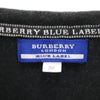 バーバリーブルーレーベル 三陽商会 日本製 ボーダー柄 長袖 チュニック 38 黒×白 BURBERRY BLUE LABEL レディース