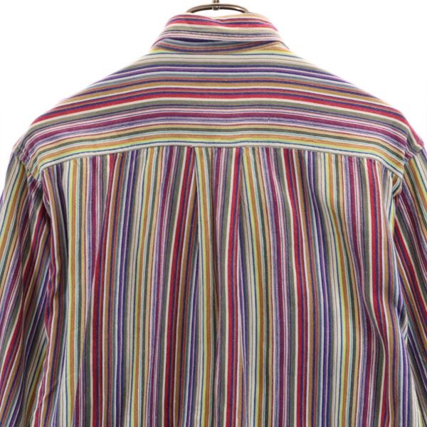 Cambridge Classics ケンブリッジクラシック ストライプ柄 長袖 ボタンダウンシャツ M メンズ