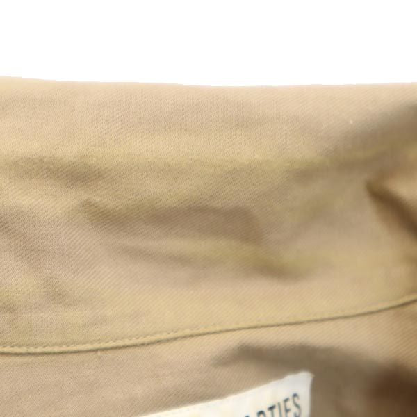 WACKO MARIA GUILTY PARTIES ワコマリア ギルティーパーティーズ 長袖 ミリタリーシャツ S ベージュ系 メンズ