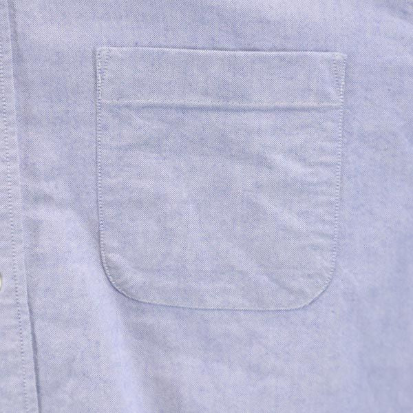 uniform experiment ユニフォームエクスペリメント 日本製 ニット切替 長袖 ニット切替 ボタンダウンシャツ 2 ブルー系 メンズ