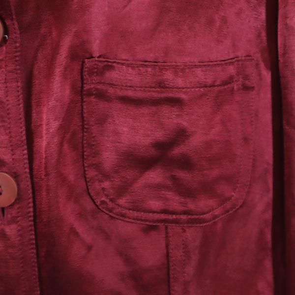 Capucine Puerari カプチーヌピュエラリ リネンブレンド 長袖 シャツ 1 ワイン レディース