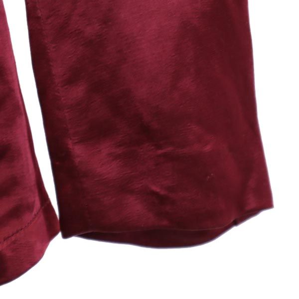 Capucine Puerari カプチーヌピュエラリ リネンブレンド 長袖 シャツ 1 ワイン レディース