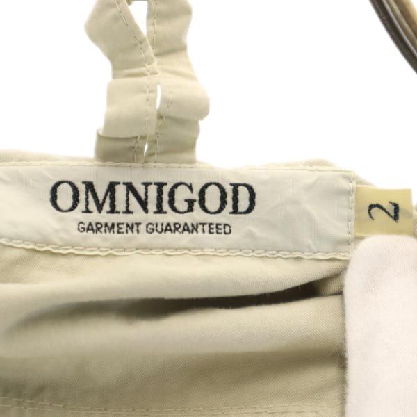 OMNIGOD オムニゴッド ハーフジップ ジャケット 2 ベージュ メンズ