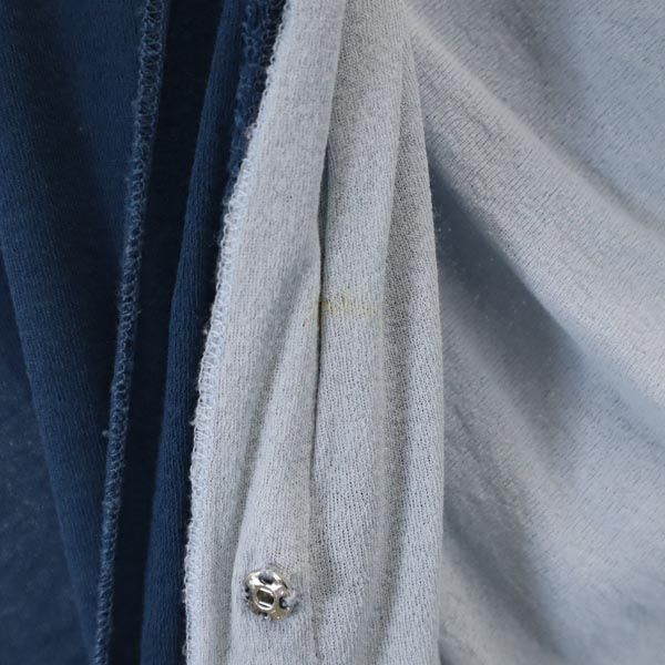 YOHJI YAMAMOTO+NOIR ヨウジヤマモトプリュスノアール 長袖 デザイン カットソー 3 ブルー系 レディース