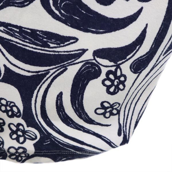 SPORTMAX CODE スポーツマックスコード 総柄 半袖 チュニック S ネイビー系 ワンピース レディース