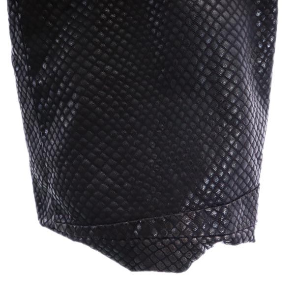 Emporio Armani エンポリオアルマーニ イタリア製 総柄 スタンドカラー ジャケット 42 ブラック系 レディース