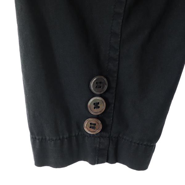 コムデギャルソンオム 2007年 日本製 コットン テーラードジャケット SS ブラック系 COMME des GARCONS HOMME メンズ