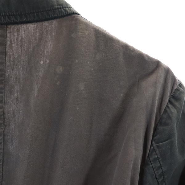 コムデギャルソンオム 2007年 日本製 コットン テーラードジャケット SS ブラック系 COMME des GARCONS HOMME メンズ