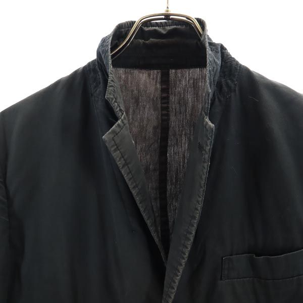 コムデギャルソンオム 2007年 日本製 コットン テーラードジャケット SS ブラック系 COMME des GARCONS HOMME メンズ
