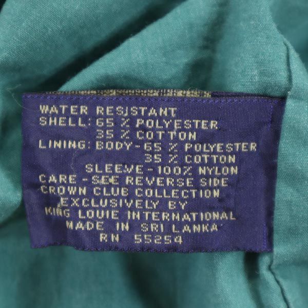 Crown Club 90s オールド ジャケット XXL グリーン×ネイビー ビッグサイズ メンズ