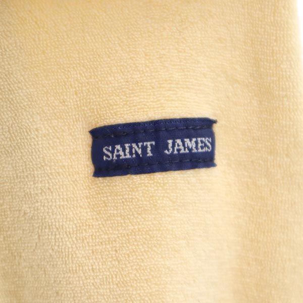 SAINT JAMES セントジェームス フランス製 長袖 ボートネック Tシャツ XXS 生成り パイル地 ロンT レディース