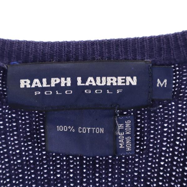 RALPH LAUREN ラルフローレン ゴルフ 長袖 セーター M ネイビー GOLF  ニット メンズ