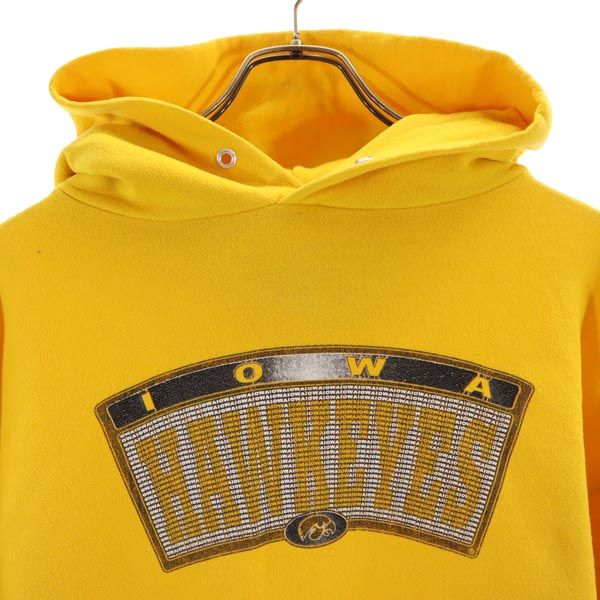 ジャージーズ オールド 長袖 スウェットパーカー M イエロー JERZEES 裏起毛 メンズ