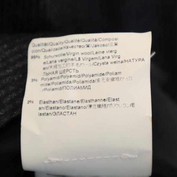 BOSS HUGO BOSS ボスヒューゴボス ウールブレンド ストライプ柄 テーラードジャケット 8 グレー系 レディース