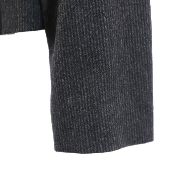 BOSS HUGO BOSS ボスヒューゴボス ウールブレンド ストライプ柄 テーラードジャケット 8 グレー系 レディース