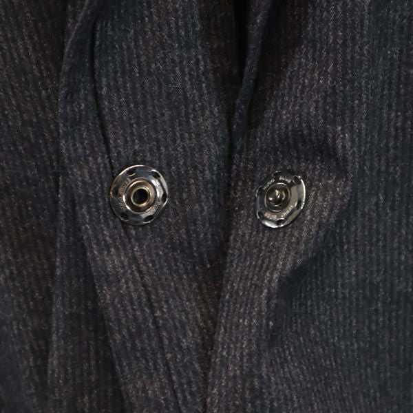 BOSS HUGO BOSS ボスヒューゴボス ウールブレンド ストライプ柄 テーラードジャケット 8 グレー系 レディース