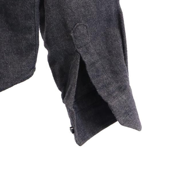 ETRO エトロ イタリア製 長袖 ボタンダウンシャツ 38 グレー系 レディース