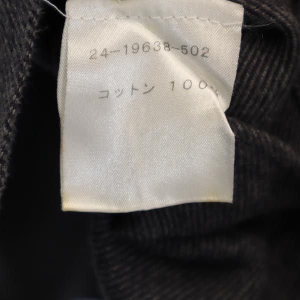 ETRO エトロ イタリア製 長袖 ボタンダウンシャツ 38 グレー系 レディース