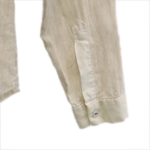 マッハゴーゴー 長袖 リネン シャツ S ベージュ系 メンズ