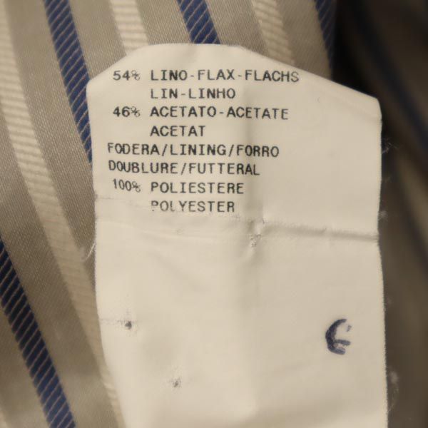 ARMANI アルマーニ イタリア製 ストライプ柄 パンツスーツ 上下 セットアップ 4 グレー系 レディース