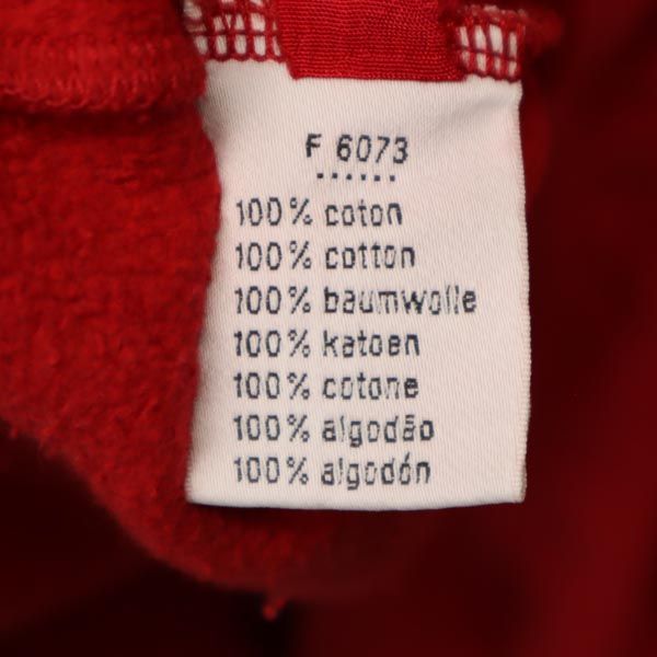 LACOSTE ラコステ スウェットパーカー 14 赤 裏起毛 メンズ