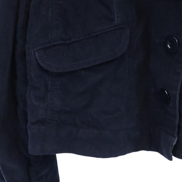 MARC BY MARC JACOBS マークバイマークジェイコブス コーデュロイジャケット 6 ネイビー レディース