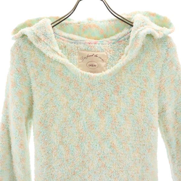 gelato pique ジェラートピケ ふわモコ ルームウェア F グリーン系 部屋着 ナイトウェア レディース