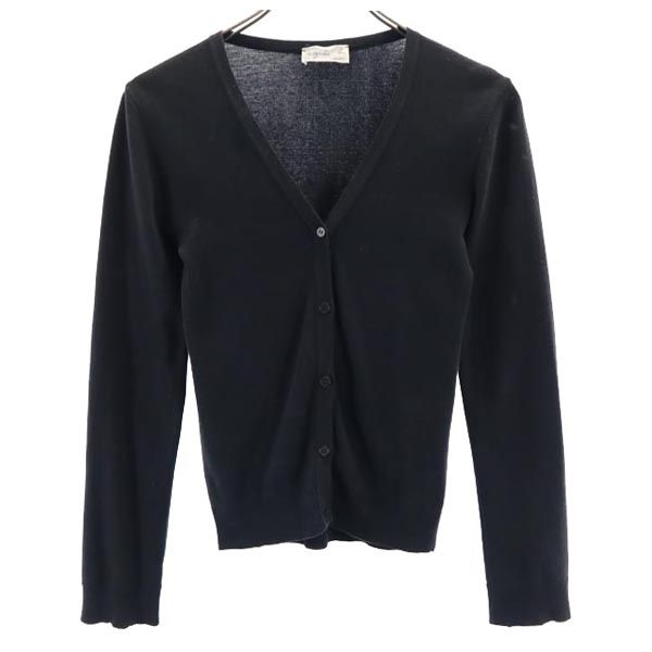 アニエスベー 長袖 ニット カーディガン ブラック系 agnes b. レディース