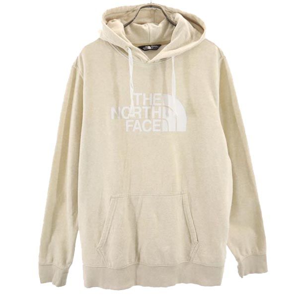 THE NORTH FACE ノースフェイス アウトドア 長袖 スウェットパーカー L ベージュ系 裏起毛 メンズ